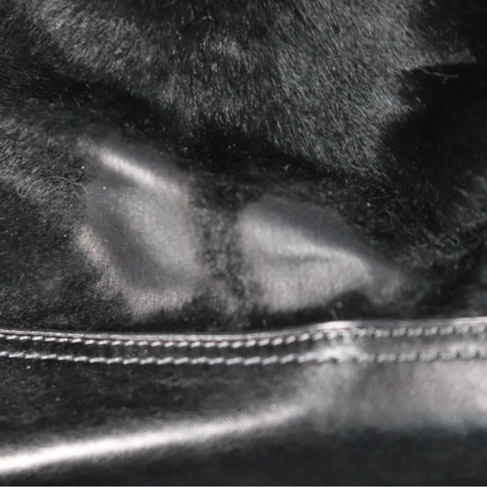 RARE Coach Legacy Black Calf Hair and Leather Duffle Bag Style 21158 - Picture 11 of 14